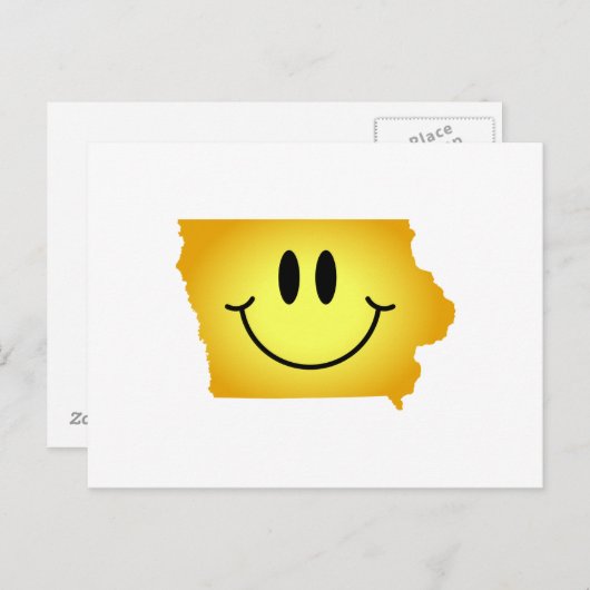 アイオワ顔 ポストカード (正面/裏面)