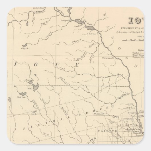 アイオワ2 スクエアシール (正面)