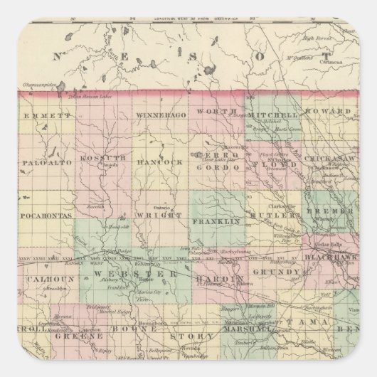 アイオワ2 スクエアシール (正面)