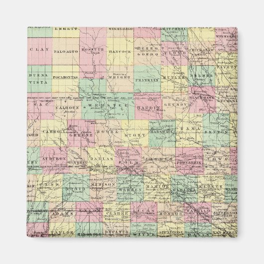 アイオワ3 マグネット (正面)