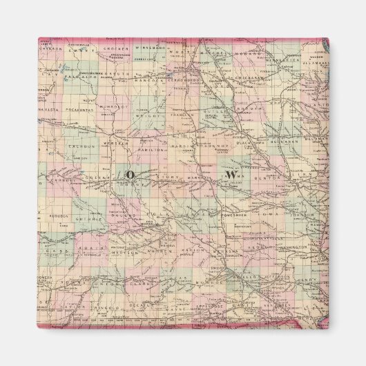 アイオワ3 マグネット (正面)