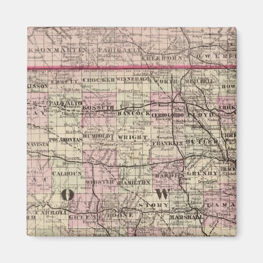 アイオワ4 マグネット (正面)