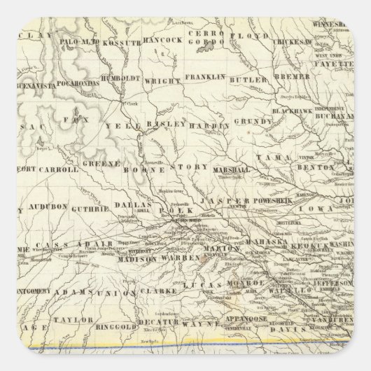 アイオワ5 スクエアシール (正面)