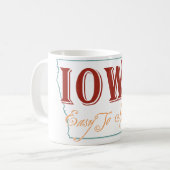 アイオワ コーヒーマグカップ (正面左)