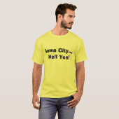 アイオワ・シティの…地獄のYes! Tシャツ (正面フル)