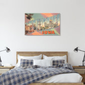 アイオワ・デモイン キャンバスプリント (インサイチュ (寝室))