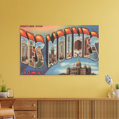 アイオワ・デモイン(首都建物) キャンバスプリント (インサイチュ (リビング))