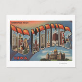 アイオワ・デモイン(首都建物) ポストカード (正面)