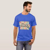 アイオワ・ファン・レトロ・ステート Tシャツ (正面フル)