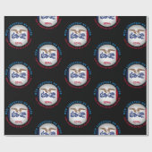 アイオワ・ホーキー州旗 ラッピングペーパー (フラット)