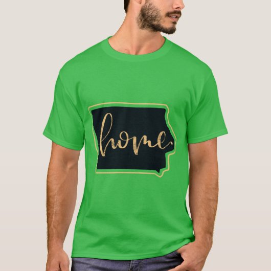 アイオワ・ホークアイステッカー Tシャツ (正面)