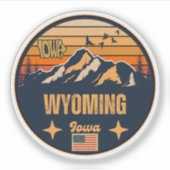 アイオワ・ワイオミング シール (正面)