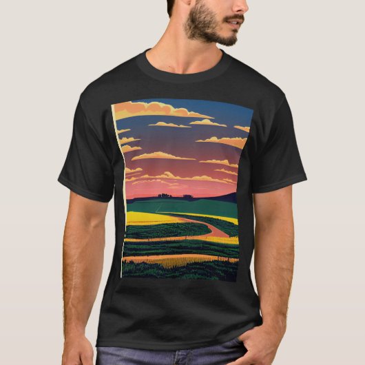 アイオワ 2D デジタル Tシャツ (正面)