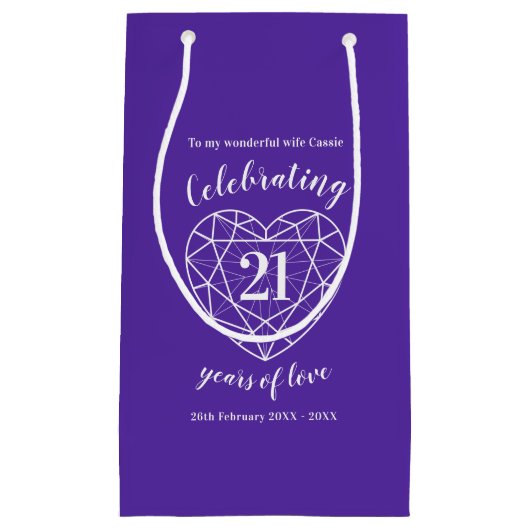 アイオ結婚ライト周年記念21期妻抱き枕 スモールペーパーバッグ (正面)