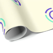 アイカッコいいオン暗号通貨のサインパターン ラッピングペーパー (ロールコーナー)