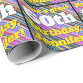 アイカッチング60th誕生日ラッピング紙 ラッピングペーパー (ロールコーナー)