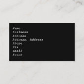 アイカメラレンズ付き写真用名刺 名刺 (裏面)