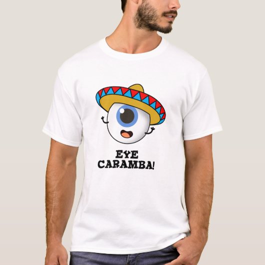 アイカラムバおもしろいメキシカンパン Tシャツ (正面)