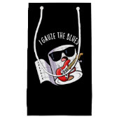 アイガーゼブルーおもしろいファーストエイドプンダークBG スモールペーパーバッグ (正面)