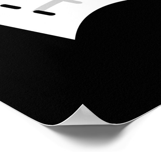 アイガーゼブルーおもしろいファーストエイドプンダークBG ポスター (角)