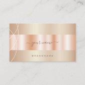 アイキャッチバラ金ゴールド効果デザインプロフェッショナル 名刺 (正面)