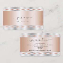 アイキャッチバラ金ゴールド及び銀プロフェッショナル 名刺