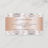 アイキャッチバラ金ゴールド及び銀プロフェッショナル 名刺 (裏面)