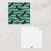 アイキャッチングオイスターキャッチャーのポストカードスタイル ノートカード (正面/裏面)