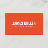 アイキャッチングオモダンレンジブライトはっきりしたトレンディー 名刺 (正面)