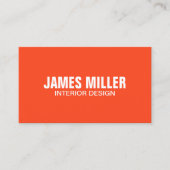 アイキャッチングオモダンレンジブライトはっきりしたトレンディー 名刺 (正面)