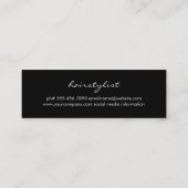 アイキャッチングコーム スキニー名刺 (裏面)