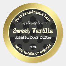 アイキャッチ製品パッケージングラベル金ゴールドフレーム