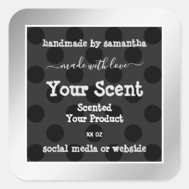 アイキャッチ製品包装ラベル銀枠 スクエアシール