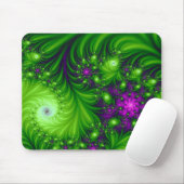 アイキャンディかわいいカラフル抽象芸術フローラアート マウスパッド (マウス)