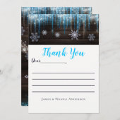 アイクレス凍っていズウィンターワンダーランドサンキューカード サンキューカード (正面/裏面)