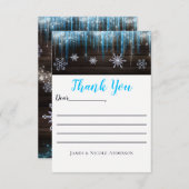 アイクレス凍っていズウィンターワンダーランドサンキューカード サンキューカード (正面/裏面)