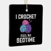 アイクロシェ過去マイベッドタイム編み物 セラミックオーナメント (右)