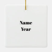 アイグラフクリスマス飾り セラミックオーナメント (裏面)