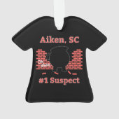 アイケン、SC、ナンバー1容疑者オーナメント オーナメント (裏面)