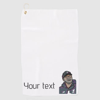 アイコカスタムニックロゴゴルフクラブタオル ゴルフタオル