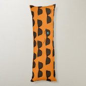 アイコカッコいいニックウィンクSブラックサングラスパターン ボディピロー (裏面 (縦))