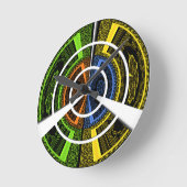 アイコカラフルン伝統的デザイン ラウンド壁時計 (傾斜)