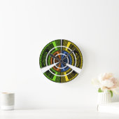 アイコカラフルン伝統的デザイン ラウンド壁時計 (ホーム)