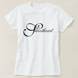 アイコニックでおしゃれなミニマルなスウィートハート Tシャツ