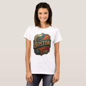 アイコニックゴールドBOSTON Tシャツ (正面フル)