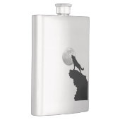 アイコニックハウリングウルフプレミアムフラスコ フラスク (右)