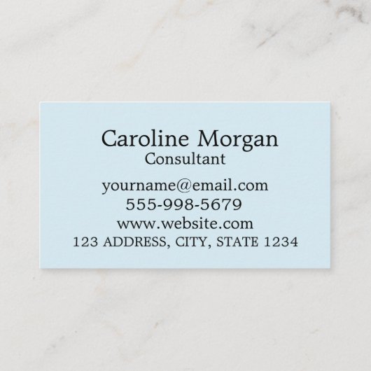 アイコニックビーチシーントラベルエージェントコンサルタント 名刺 (裏面)