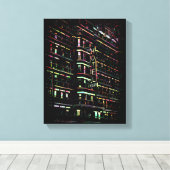 アイコニックホテルチェルシーニューヨークボックスキャンバス キャンバスプリント (インサイチュ (ウッドフロア))