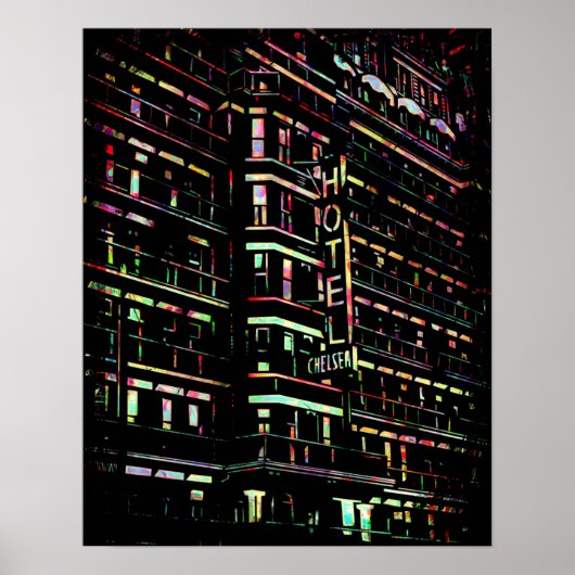 アイコニックホテルチェルシーニューヨーク ポスター (正面)