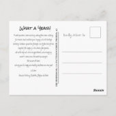 アイコニックメリーコビッドクリスマスホリデー ポストカード (裏面)